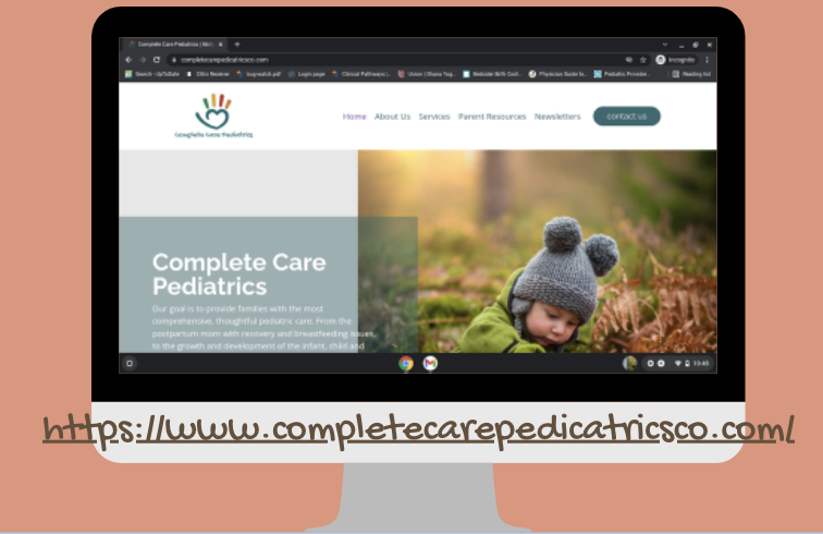 Complete Care Pediatrics website